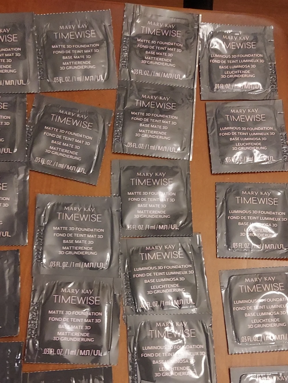 Mary Kay TimeWise Sample Packets - 44 Samples NWT